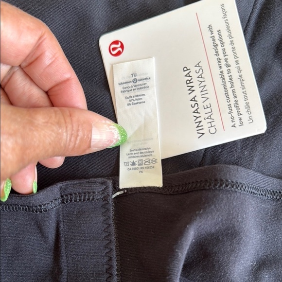 Lululemon Vinyasa wrap Dark Gray Zip-Up - Picture 9 of 10